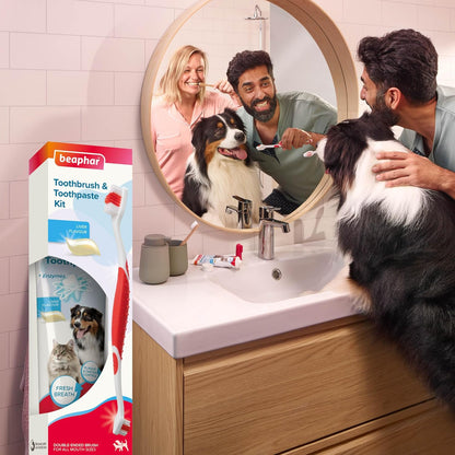Beaphar Dog & Cat Toothbrush & Toothpaste Kit