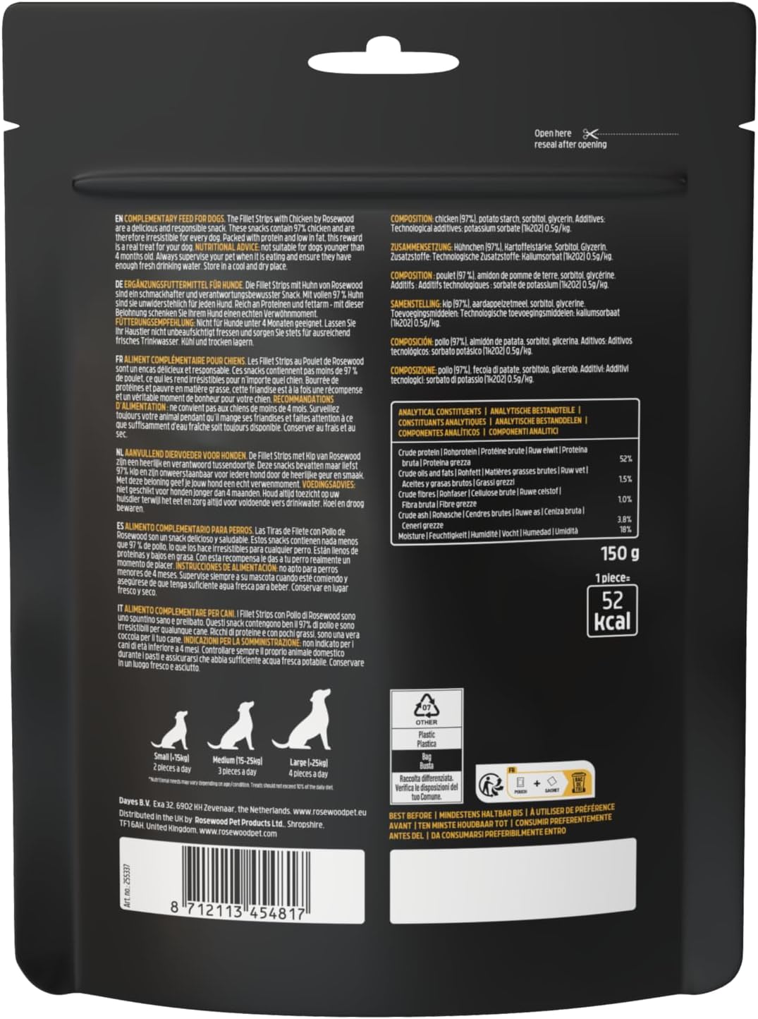 Rosewood Chicken Fillet Strips 150g