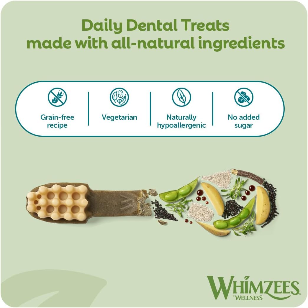 Whimzees Large Pack Toothbrush Large Dog 18-27Kg