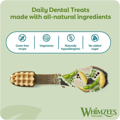 Whimzees Large Pack Toothbrush Large Dog 18-27Kg