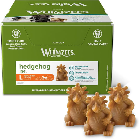 Whimzees Hedgehog Large Bulk Box of 30