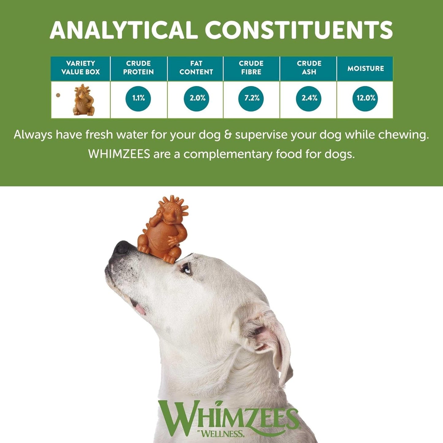 Whimzees Hedgehog Large Bulk Box of 30