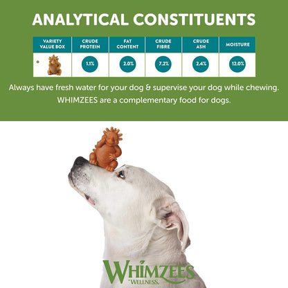 Whimzees Hedgehog Large Bulk Box of 30