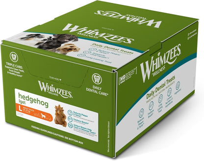 Whimzees Hedgehog Large Bulk Box of 30