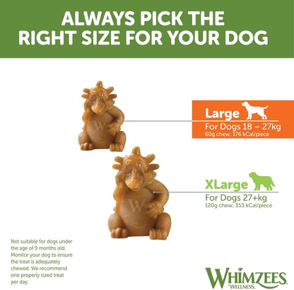 Whimzees Hedgehog Large Bulk Box of 30