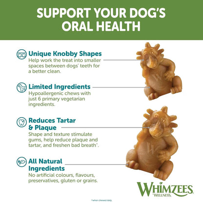 Whimzees Hedgehog Large Bulk Box of 30