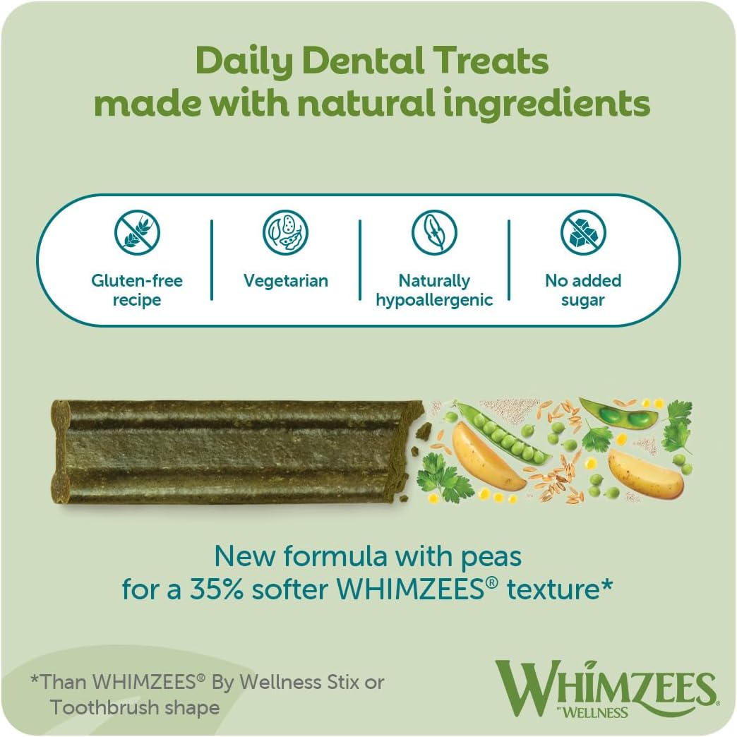 Whimzees  Soft Value Bag Extra Small Dog 56 Pack