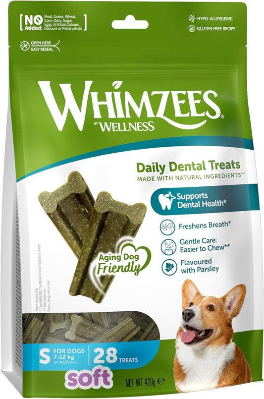 Whimzees  Soft Value Bag Small Dog 28 Pack