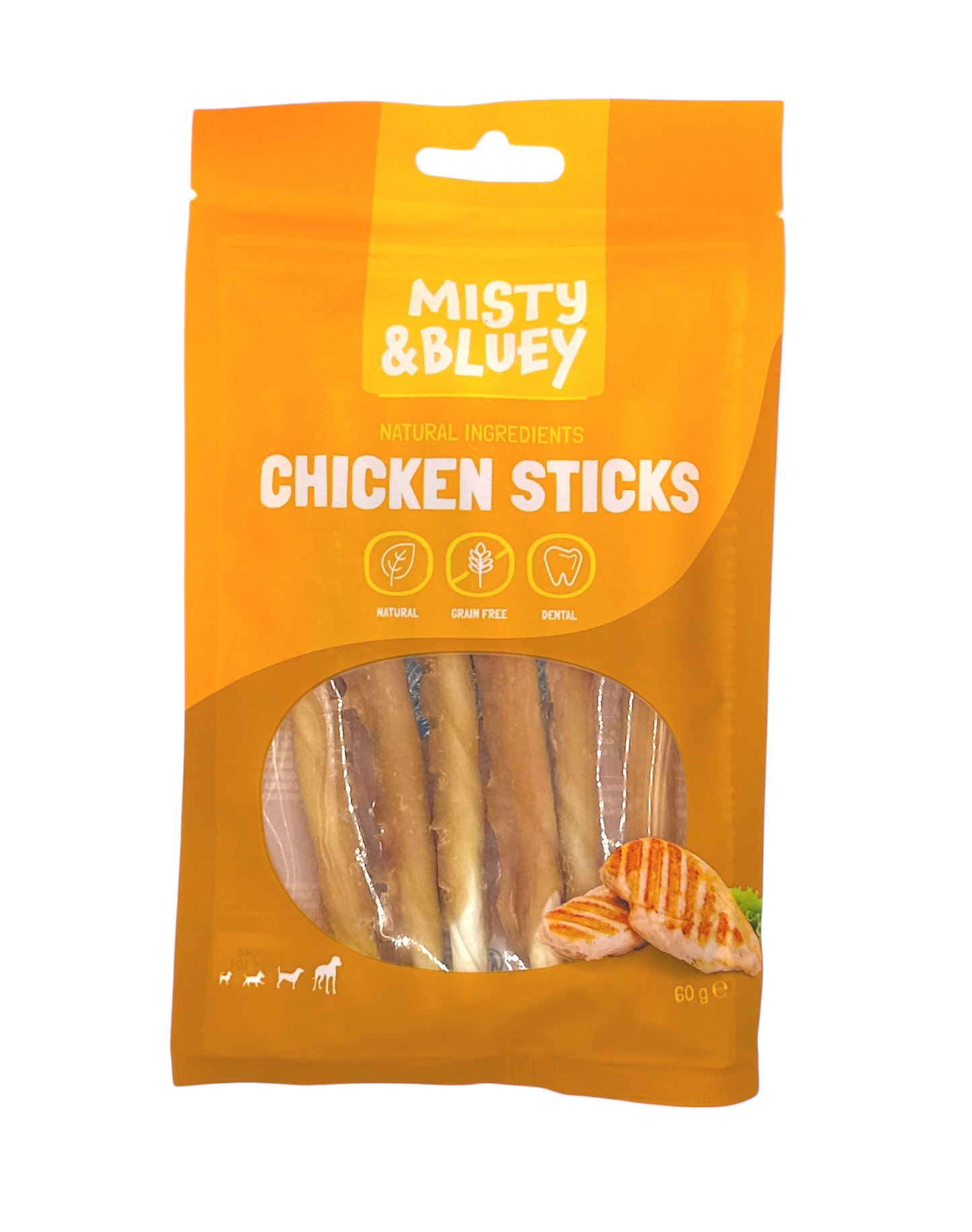 Misty & Bluey Chicken Sticks 60g