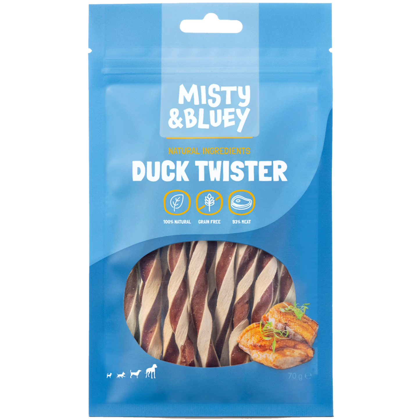 Misty & Bluey Duck Twister 70g