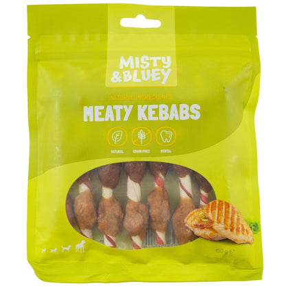 Misty & Bluey Delicious Meaty Kebabs 150g