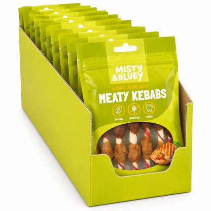 Misty & Bluey Delicious Meaty Kebabs 150g