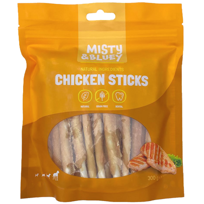 Misty & Bluey Chicken Sticks 300g