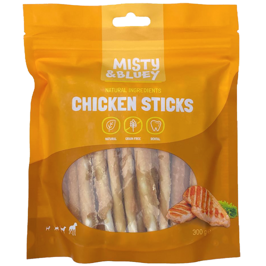 Misty & Bluey Chicken Sticks 300g