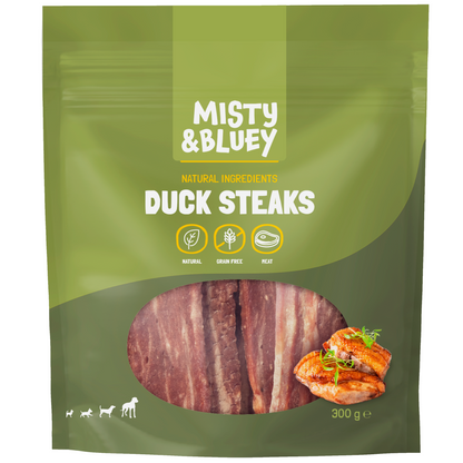 Misty & Bluey Duck Steaks 300g