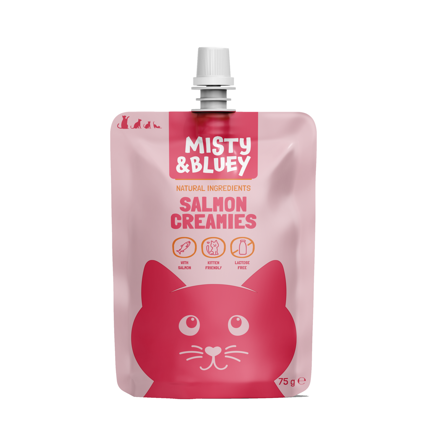 Misty & Bluey Salmon Creamies 75g
