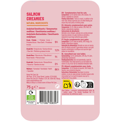 Misty & Bluey Salmon Creamies 75g