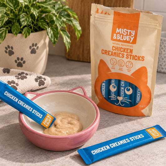 Misty & Bluey Chicken Creamies Sticks 75g