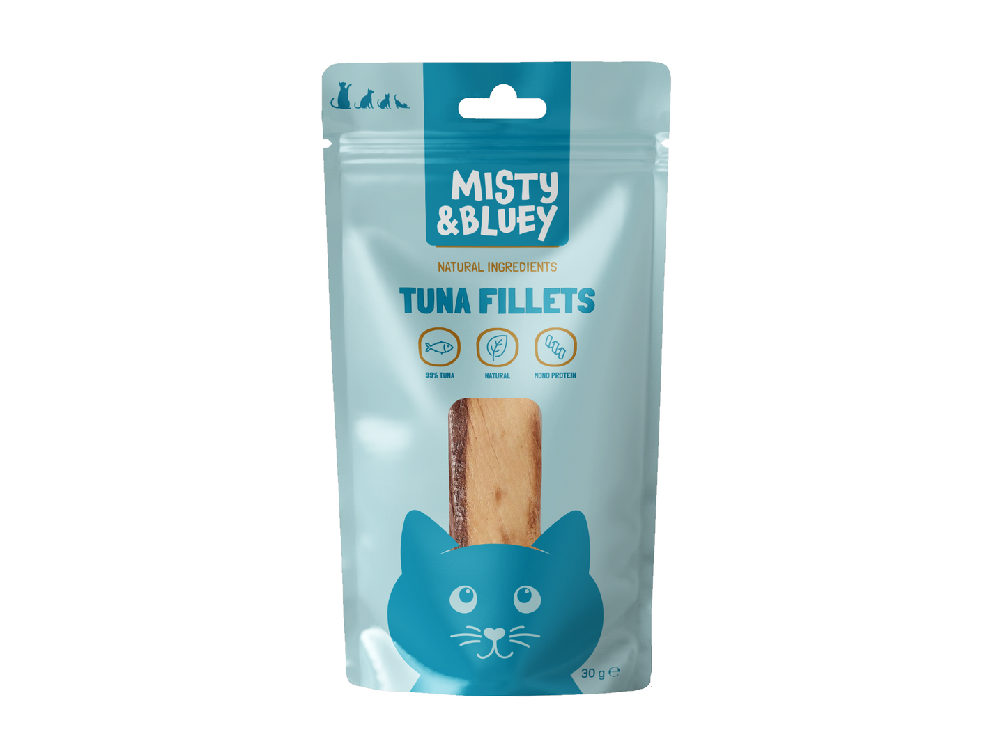 Misty & Bluey Tuna Fillets 30g