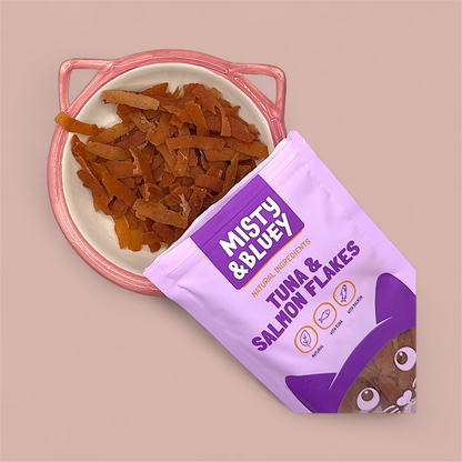 Misty & Bluey Tuna & Salmon Flakes 50g