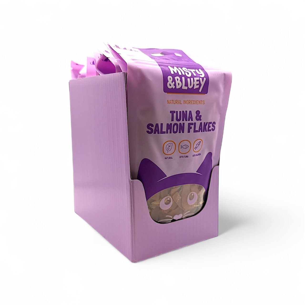 Misty & Bluey Tuna & Salmon Flakes 50g