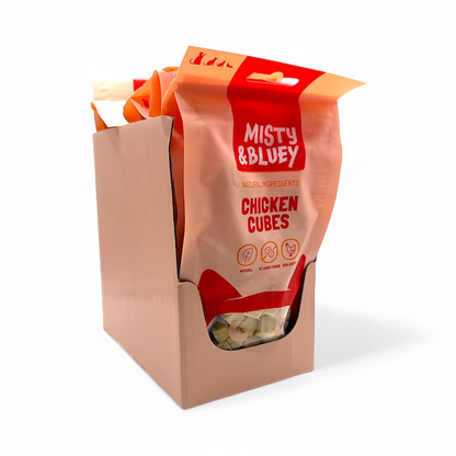 Misty & Bluey Natural Freeze Dried Chicken Cubes 20g