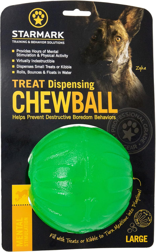 Starmark Treat Dispensing Chew Ball Large