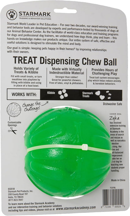 Starmark Treat Dispensing Chew Ball Large