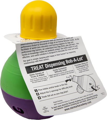 Starmark Bob A Lot Treat Dispenser Dog Toy Large