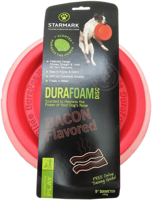 Starmark Durafoam Disc Bacon Scented 9"