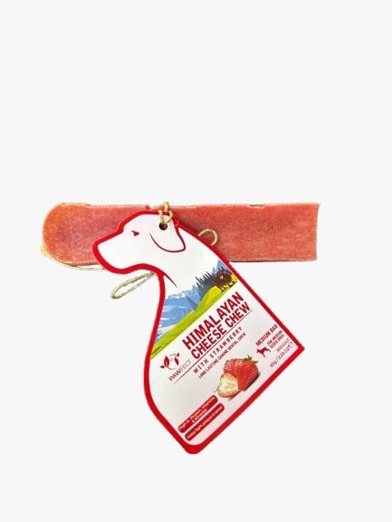 Pawfect Himalayan Chew Bar Strawberry Medium 65g