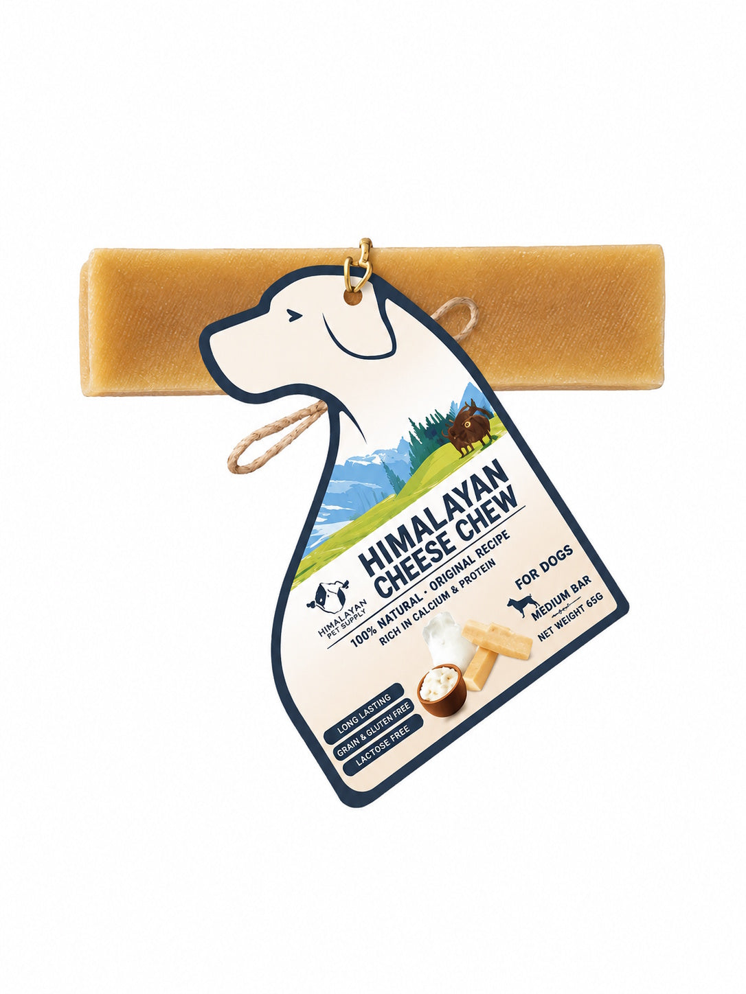 Pawfect Himalayan Chew Bar Original Medium 65g