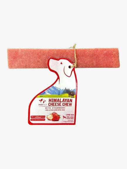 Pawfect Himalayan Chew Bar Strawberry Large 140g