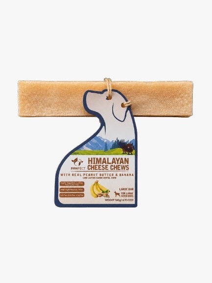 Pawfect Himalayan Chew Bar Peanut Butter & Banana Large 140g