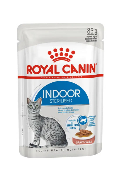 Royal Canin Cat Indoor Sterilised Morsels In Gravy 85g