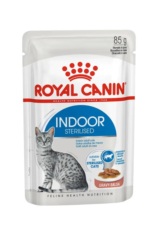 Royal Canin Cat Indoor Sterilised Morsels In Gravy 85g