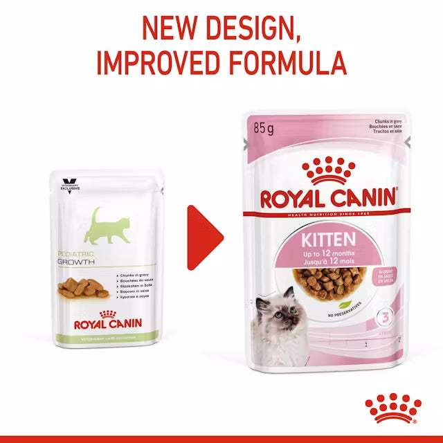 Royal Canin Kitten Instinctive Chunks In Gravy 85g
