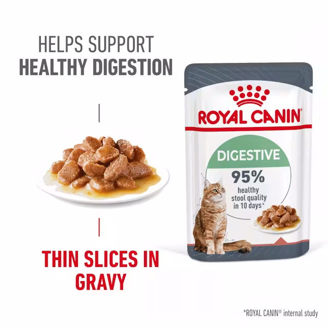 Royal Canin Cat Digestive Care Thin Slices In Gravy 85g