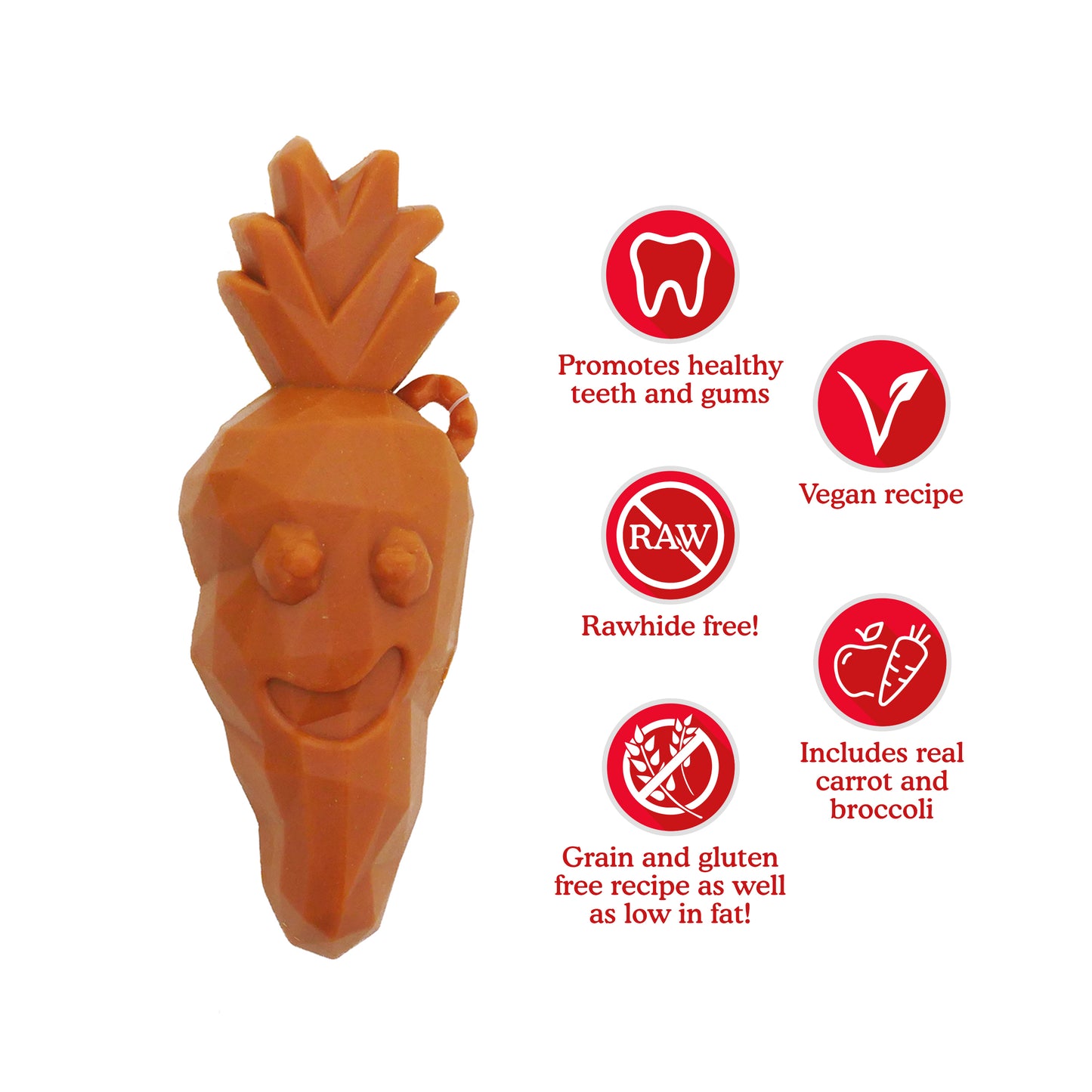 Rosewood Veggie Treats Carrot Or Broccoli 52g