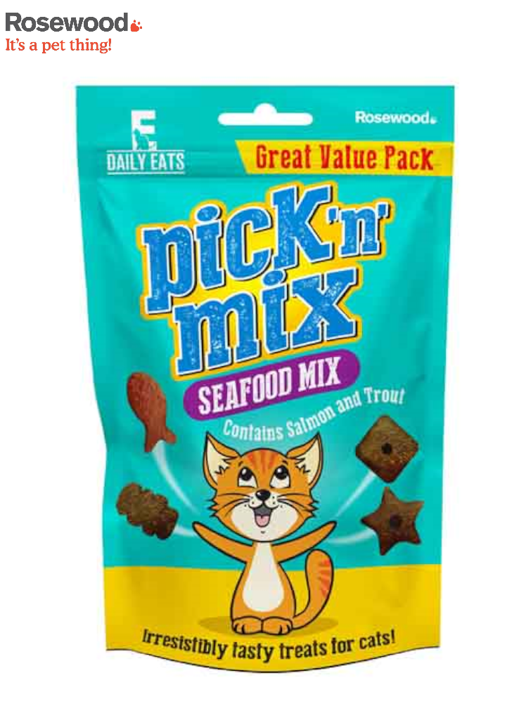 Daily Eats Pick 'N' Mix Cat Treats Seafood 180g