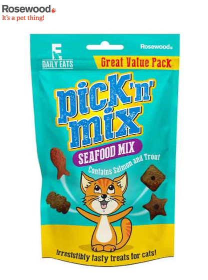 Daily Eats Pick 'N' Mix Cat Treats Seafood 180g
