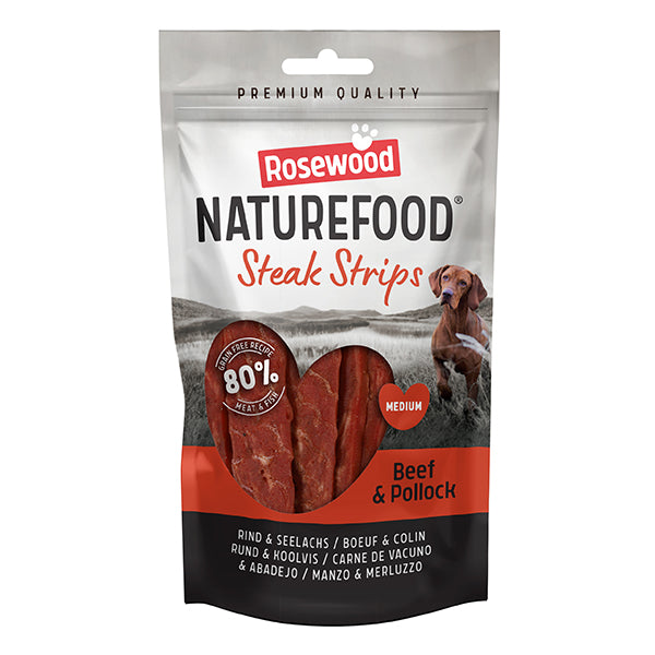 Rosewood Naturefood Beef Steak Strips 100g