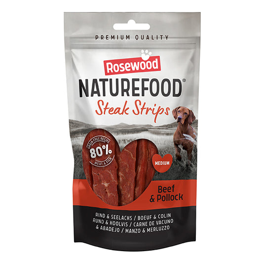 Rosewood Naturefood Beef Steak Strips 100g