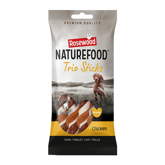 Rosewood Naturefood Trio Sticks Chicken Medium 3pcs 90g
