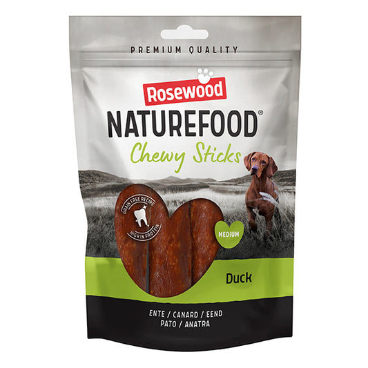 Rosewood Naturefood Chewy Duck Sticks Medium 4pcs 100g