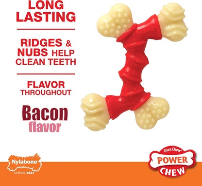 Nylabone Extreme Double Bone Bacon X Small