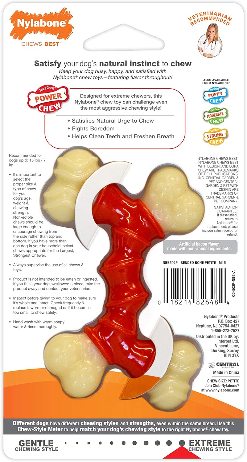 Nylabone Extreme Double Bone Bacon X Small