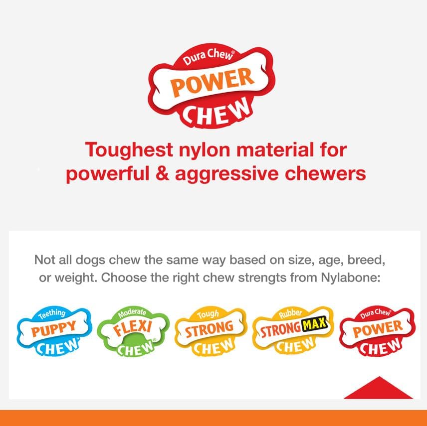 Nylabone Durachew Wolf Twin Pack Chicken & Bacon