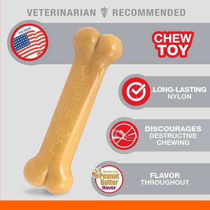 Nylabone Peanut Butter Dura Chew Regular