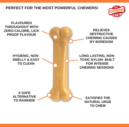Nylabone Dura Chew Peanut Butter Wolf